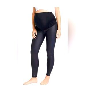 High Gloss Maternity Leggings Isabel Maternity by Ingrid & Isabel Black XS